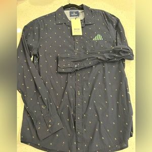 Scotch & Soda Men’s printed button down shirt